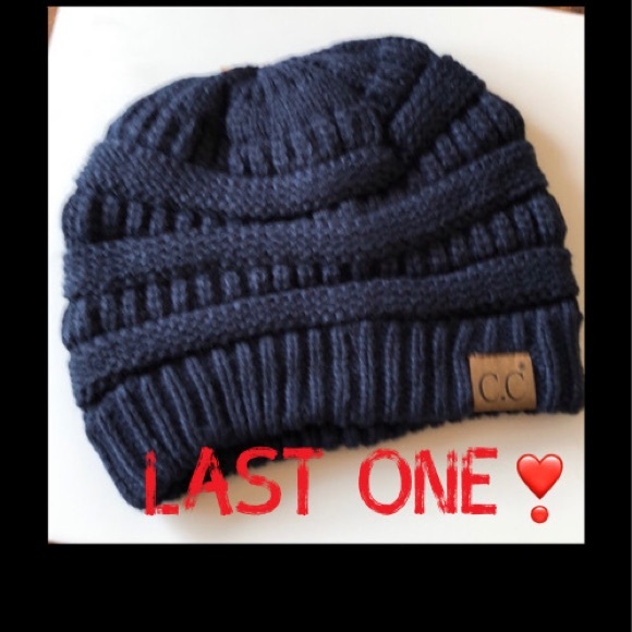 C.C Accessories - DONATED!!  C.C Knit Beanie – Bold Navy